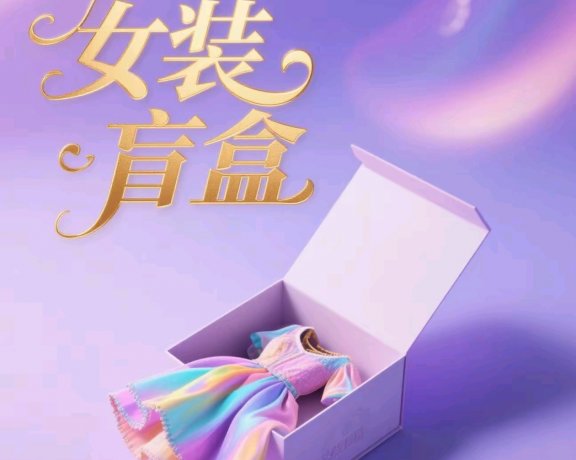 女装盲盒项目，图文打爆公域流量，日入300+以上